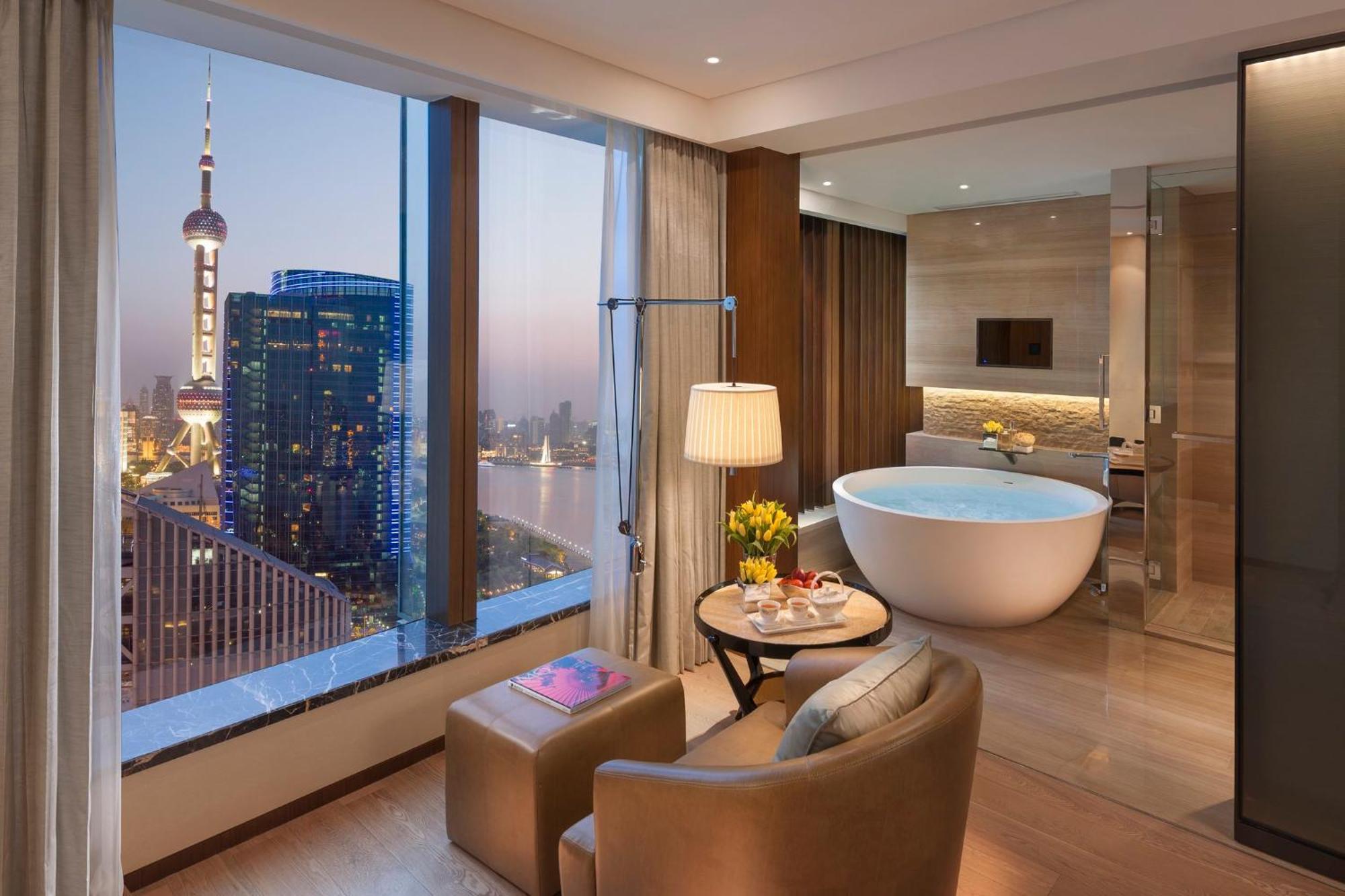 Mandarin Oriental Pudong, Shanghai Exterior foto